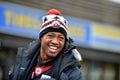 Henry Burris in Grey Cup parade